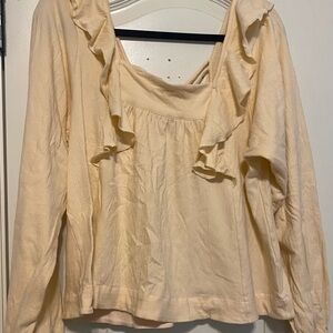 Venus pink ruffle top